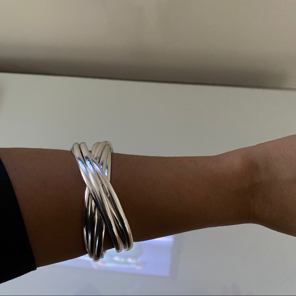 Silver Bundle Bracelets - image 4